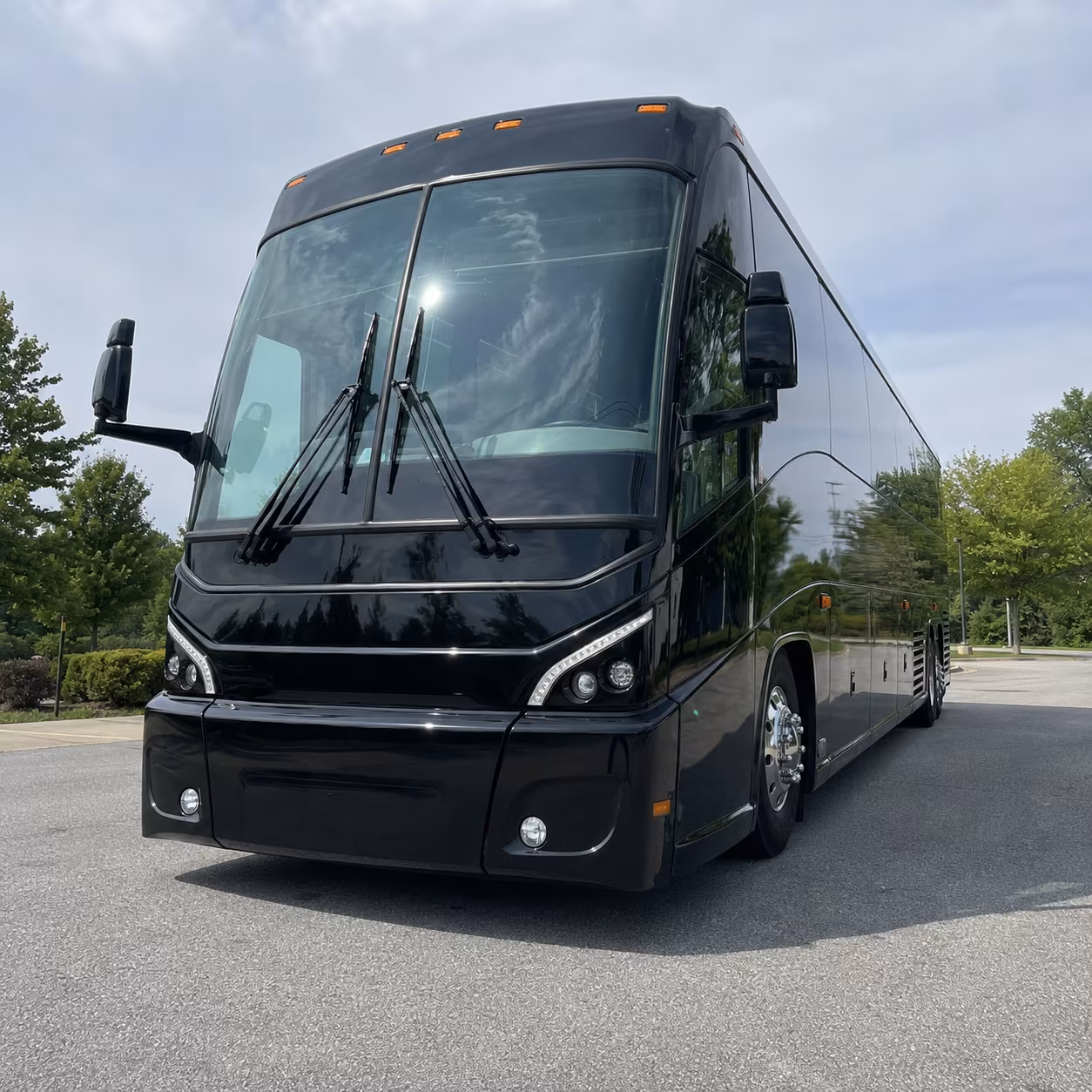 st cloud charter bus rental exterior