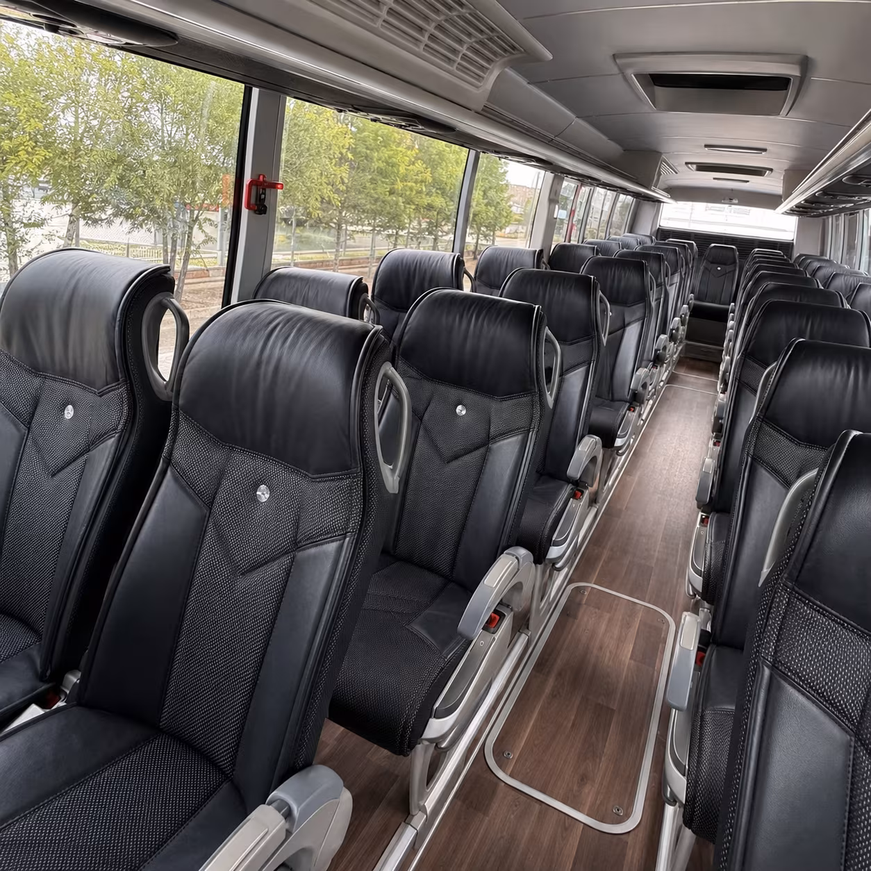 st cloud charter bus rental interior