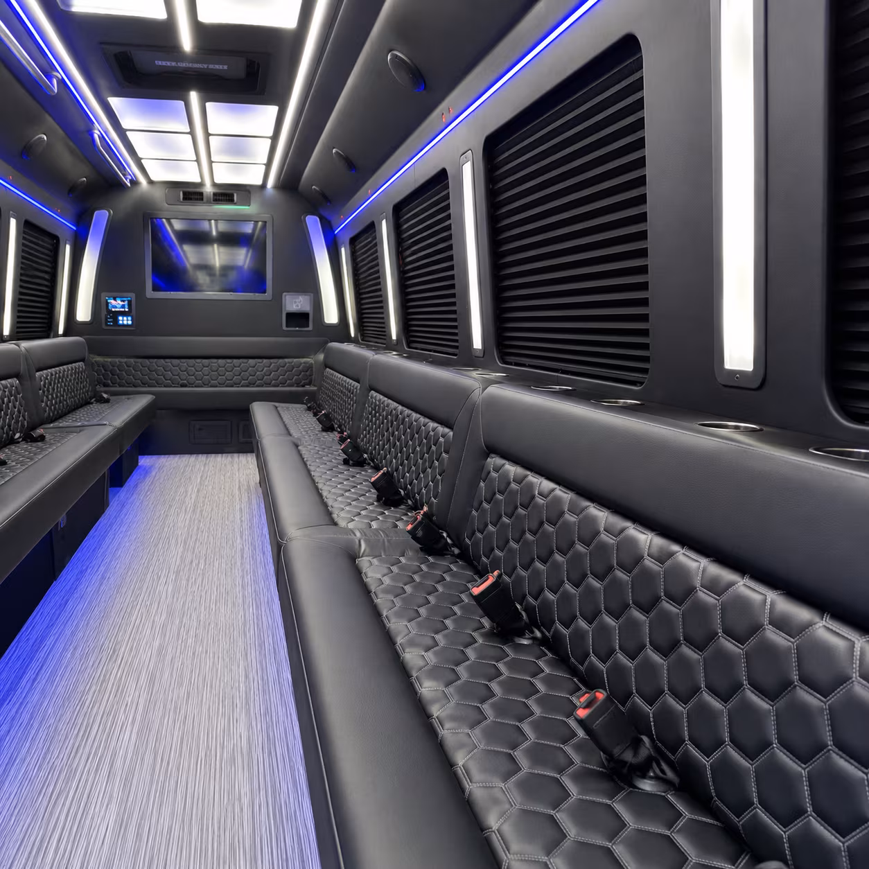 st cloud party bus rental interior